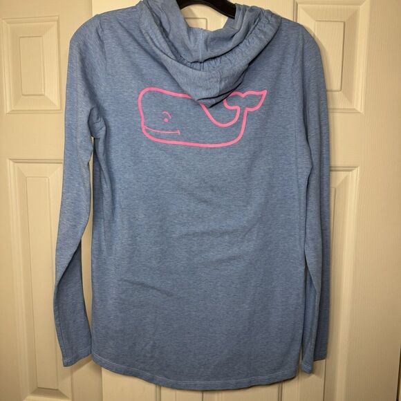 Vineyard Vines Womens XS Edgartown Vintage Whale Hoodie Long Sleeve T-Shirt - Picture 3 of 4